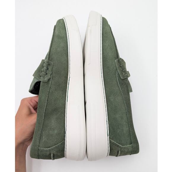 Gernie NYC 22\'s Penny Leather Low Top Loafer Shoes Green Size US10.5 EU44 main image 9